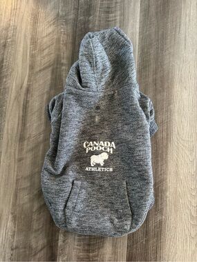 Canada Pooch Gray Dog Hoodie Sweater - 16